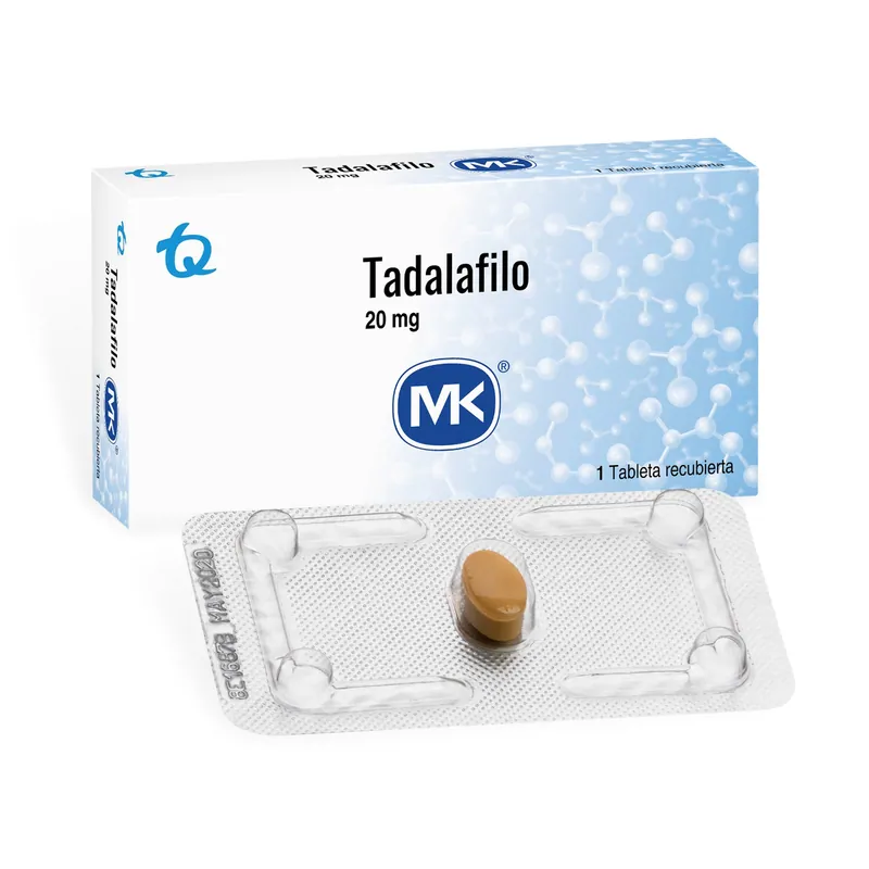 Tadalafilo 20 mg 1 tabletas MK
