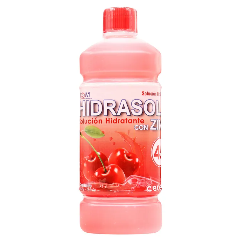 Hidrasol 45 con Zinc Cereza 500 mL ICOM