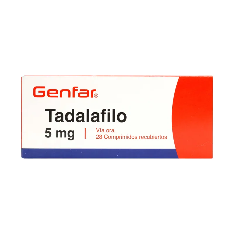 Tadalafilo 5 mg 28 comprimidos GF