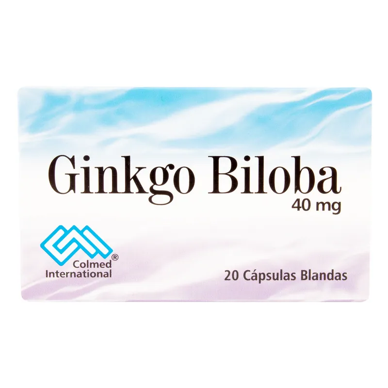 Ginkgo Biloba 40 mg 20 cápsulas PC