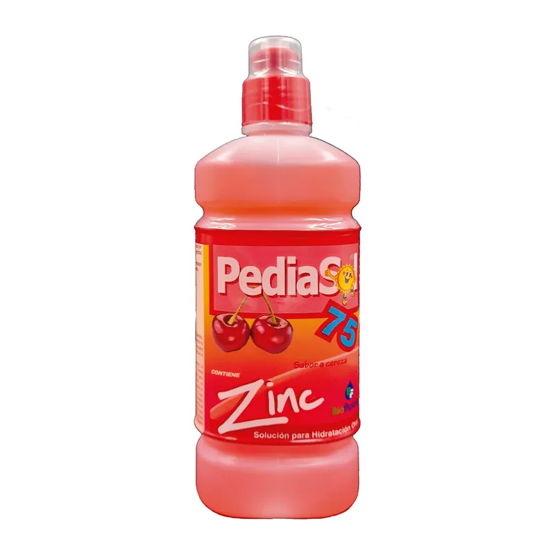 Pediasol Zinc 75 Cereza 500 mL