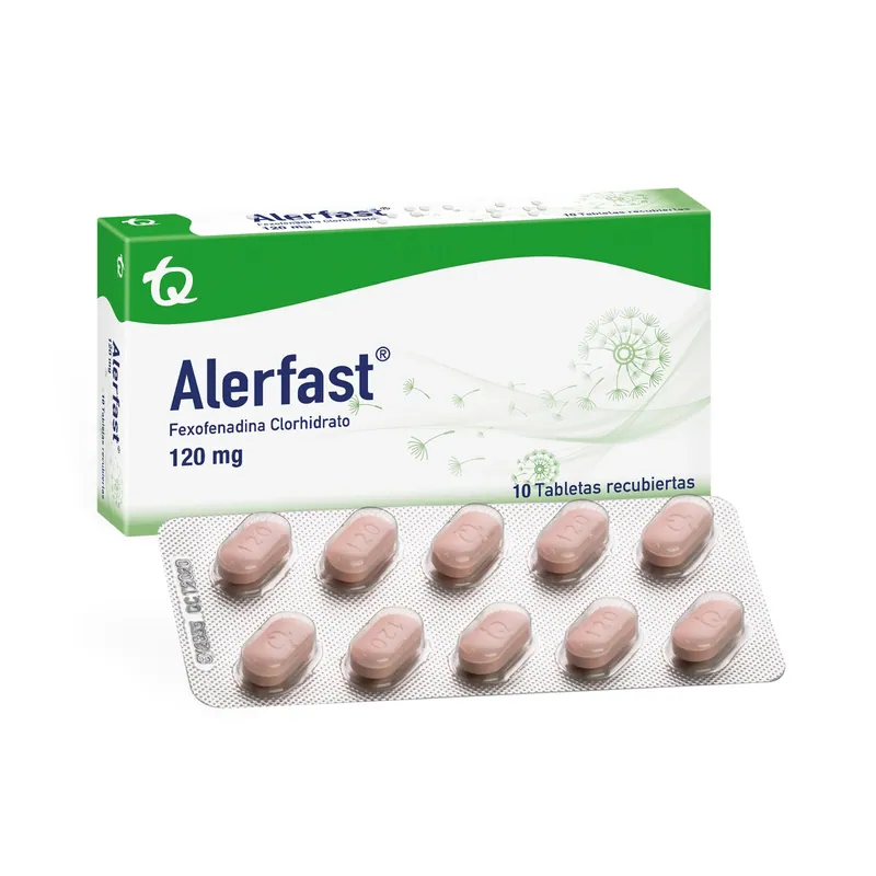 Alerfast 120 mg 10 tabletas