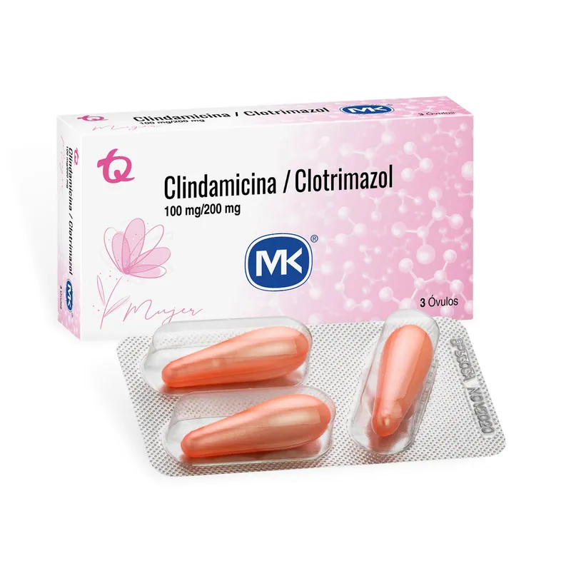 Clindamicina Clotrimazol 3 óvulos MK