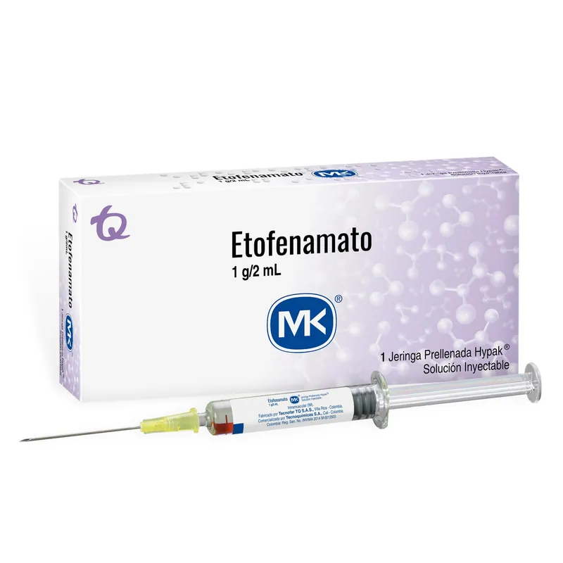 Etofenamato 1 g/2 mL Jeringa Prell MK