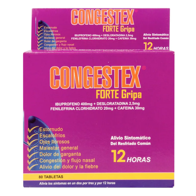 Congestex Forte 80 tabletas