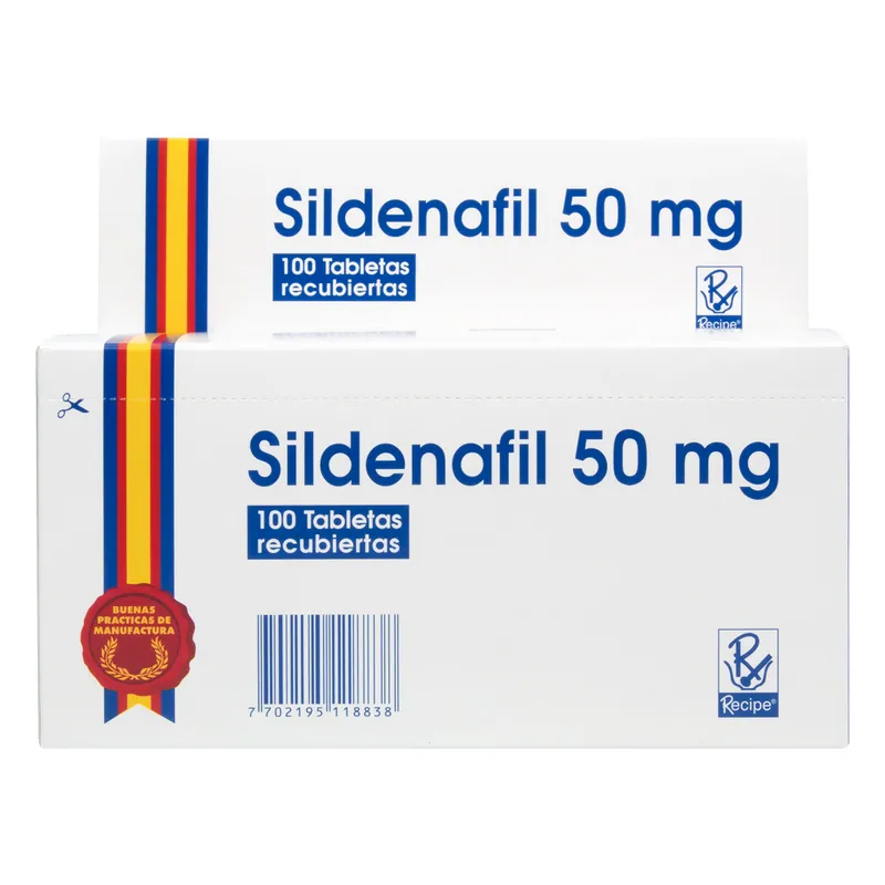 Sildenafil 50 mg 100 tabletas RC