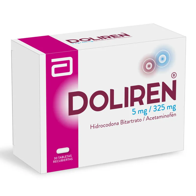 Doliren 5 mg/325 mg 30 tabletas