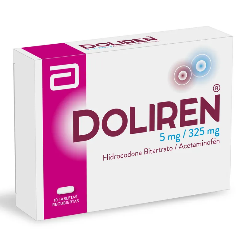Doliren 5 mg/325 mg 10 tabletas