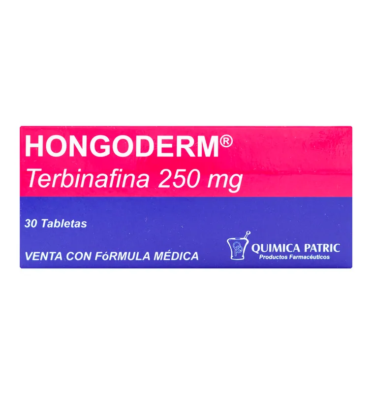 Hongoderm 250 mg 30 tabletas