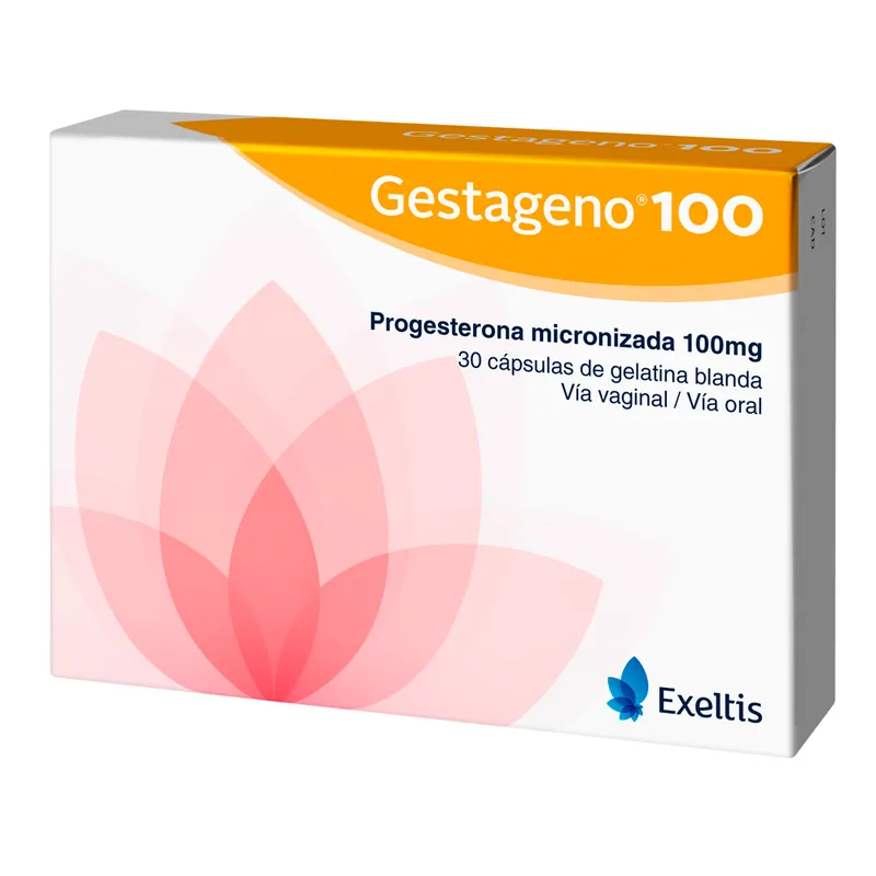 Gestageno 100 mg 30 cápsulas
