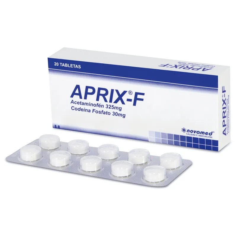 Aprix F 325/30 mg 20 tabletas