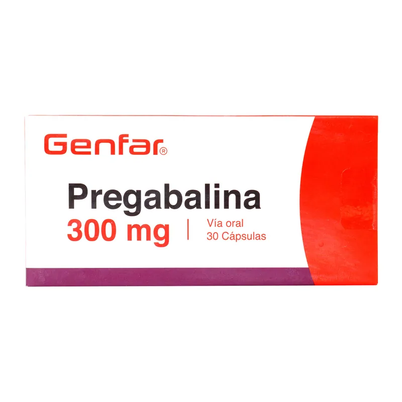 Pregabalina 300 mg 30 tabletas GF
