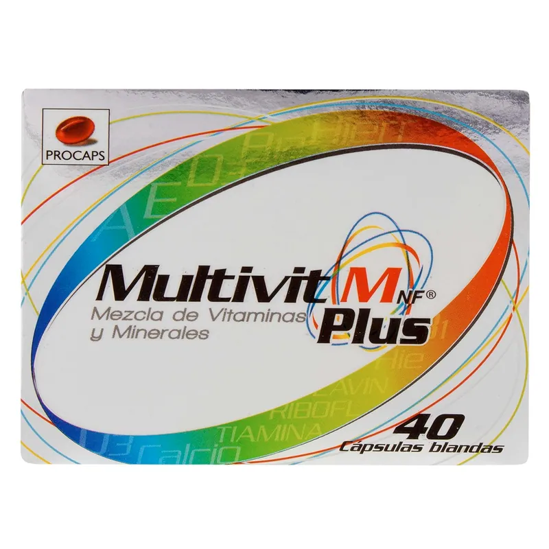 Multivit M NF Plus 40 cápsulas