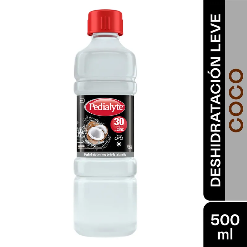 Pedialyte con Zinc 30 Coco 500 mL
