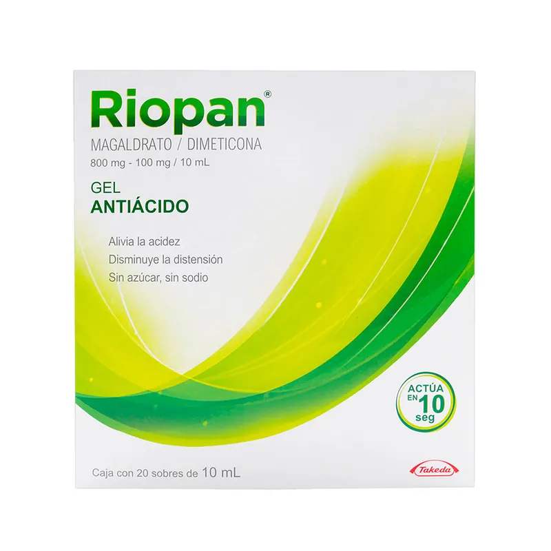 Riopan Gel 10 mL 20 sobres