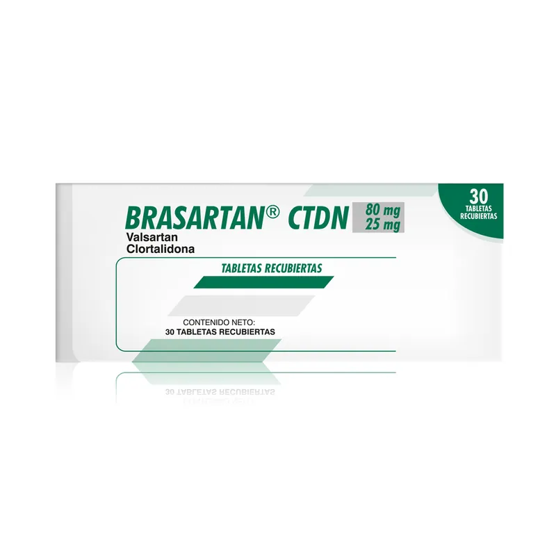 Brasartan Ctdn 80/25 mg 30 tabletas