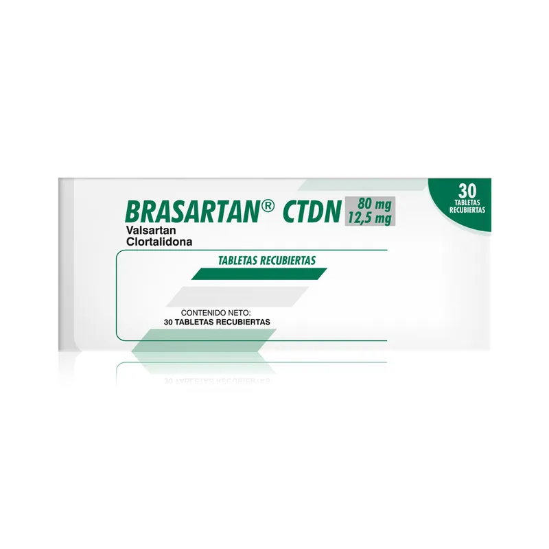 Brasartan Ctdn 80/12.5 mg 30 tabletas