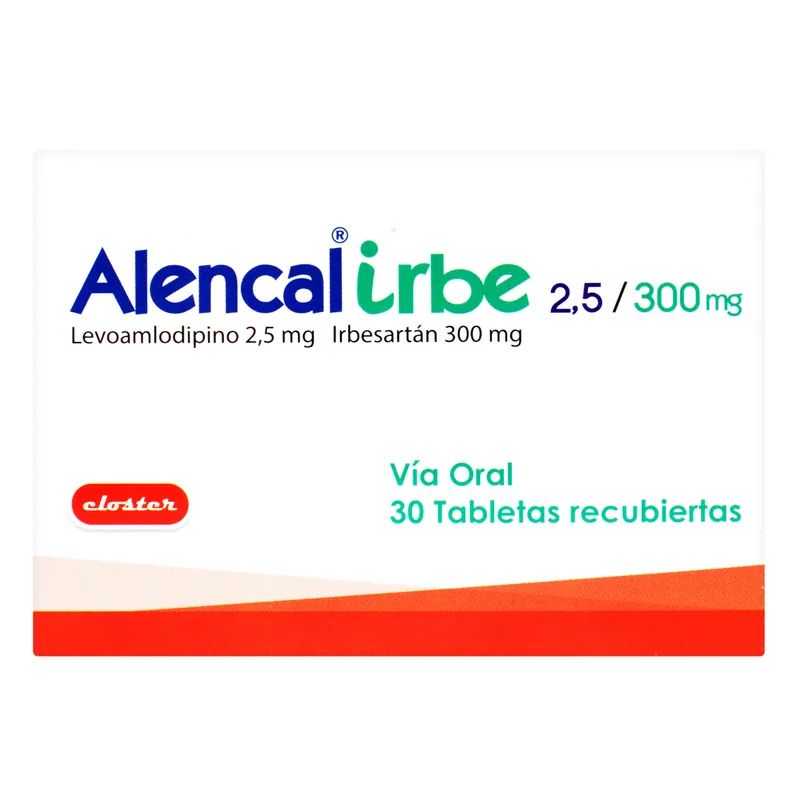 Alencal Irbe 2.5 mg/300 mg 30 tabletas