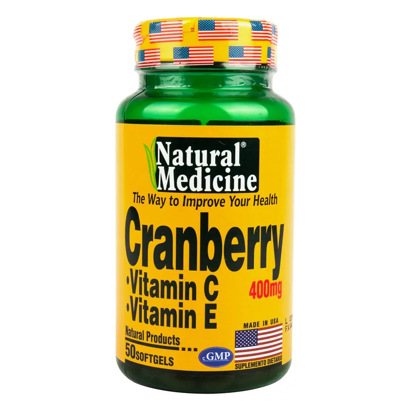 Cranberry Vitamina C y E Natural 50