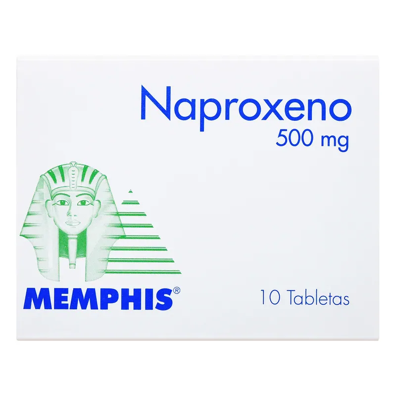 Naproxeno 500 mg 10 tabletas Memphis