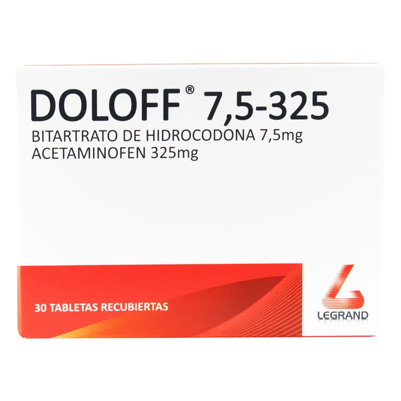 Doloff 7.5/325 mg 30 tabletas