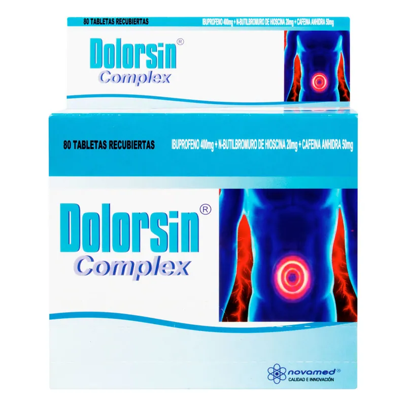 Dolorsin Complex 400 mg 80 tabletas