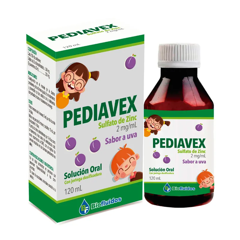Pediavex Zinc frasco x 120 mL