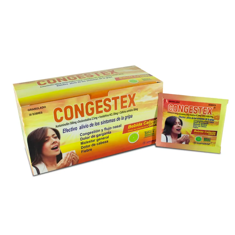 Congestex Gripa Granulado 30 sobres