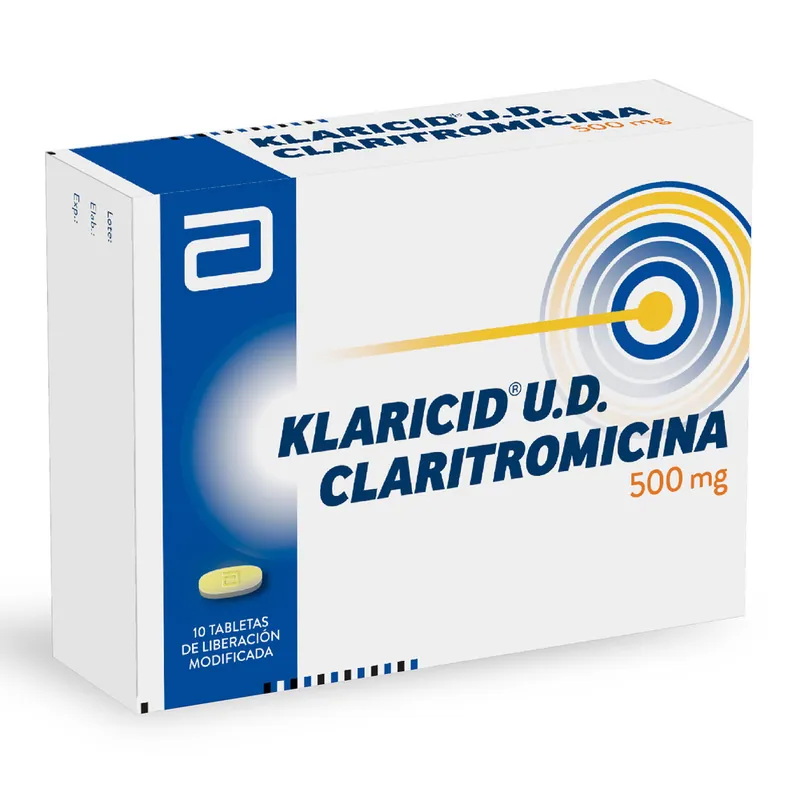 Klaricid U D 500 mg 10 tabletas