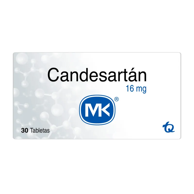 Candesartan 16 mg 30 tabletas MK