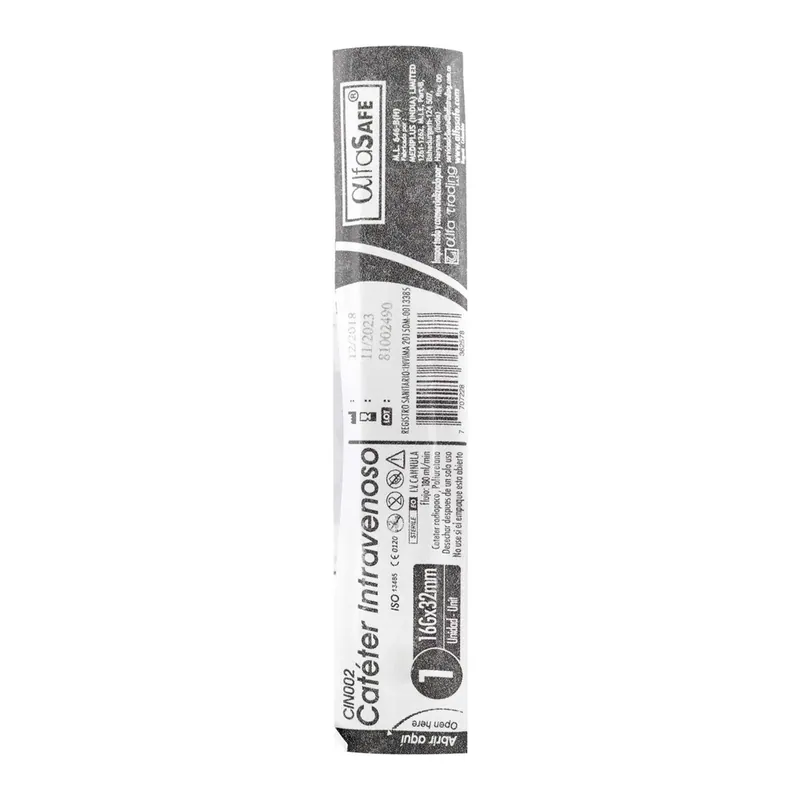 Cateter Alfa Intrave 16 g X1 1/4 32 Mm