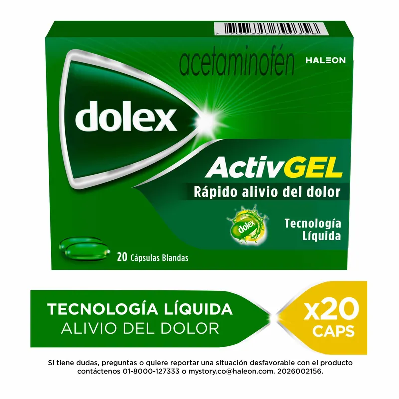 Dolex Activegel 20 cápsulas Liquidas