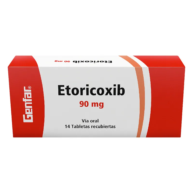 Etoricoxib 90 mg 14 tabletas GF