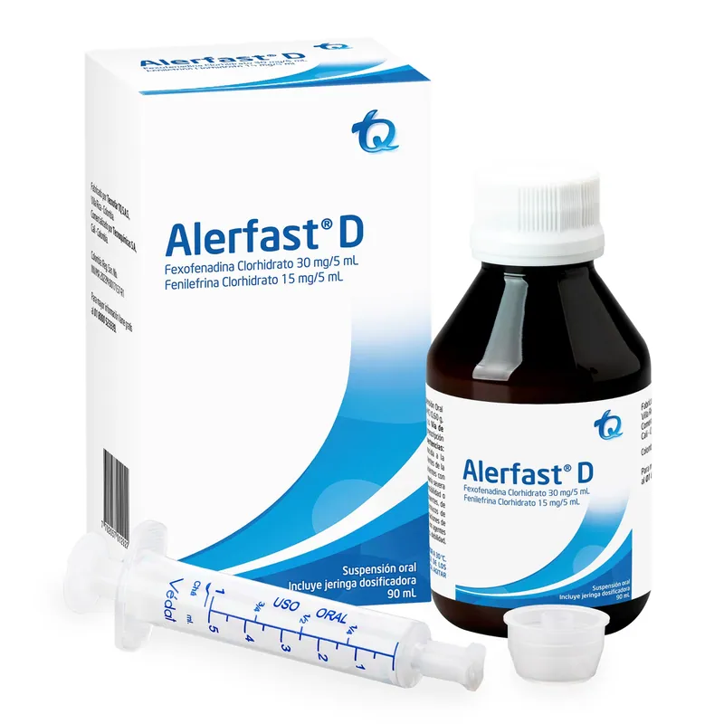 Alerfast D suspensión Oral 90 mL