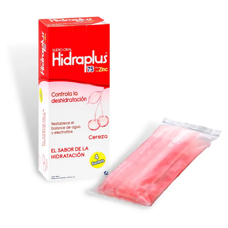 Hidraplus 75 Zinc Cereza Bol 100 mL 4und