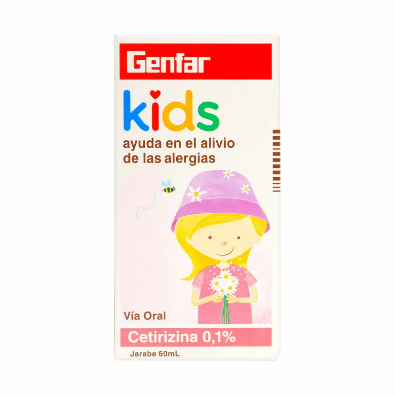 Cetirizina jarabe 0.1% Kids 60 mL GF