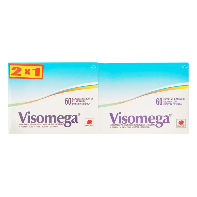 Visomega 60 cápsulas Bland PC 2x1