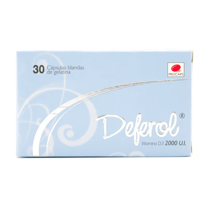 Deferol 2000 UI 30 cápsulas