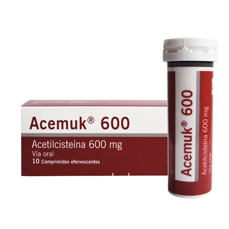 Acemuk 600 mg 10 comprimidos Efervecente