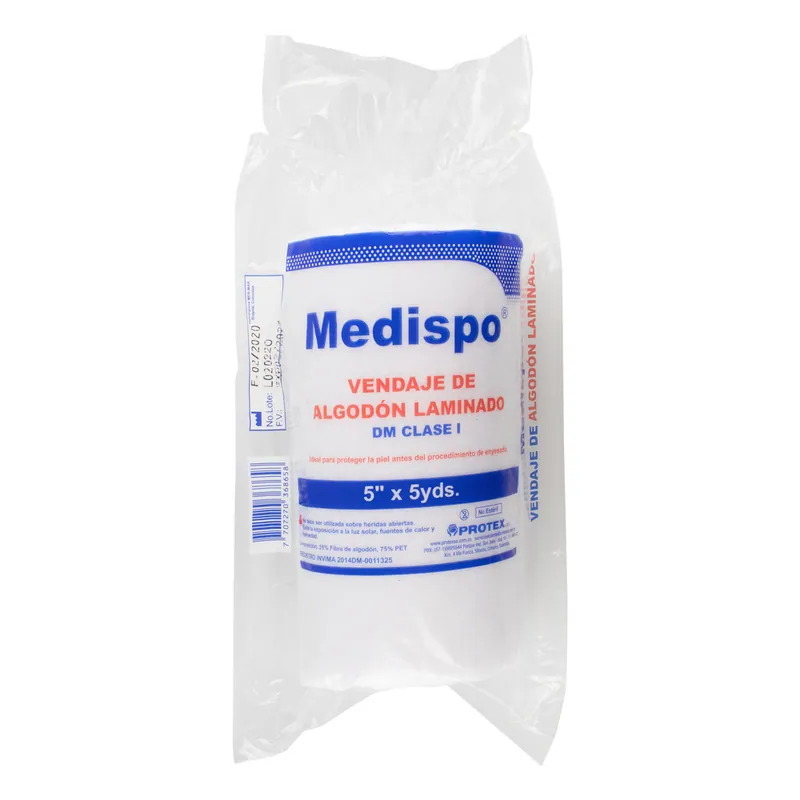 Venda algodón Laminado Protex 5x5
