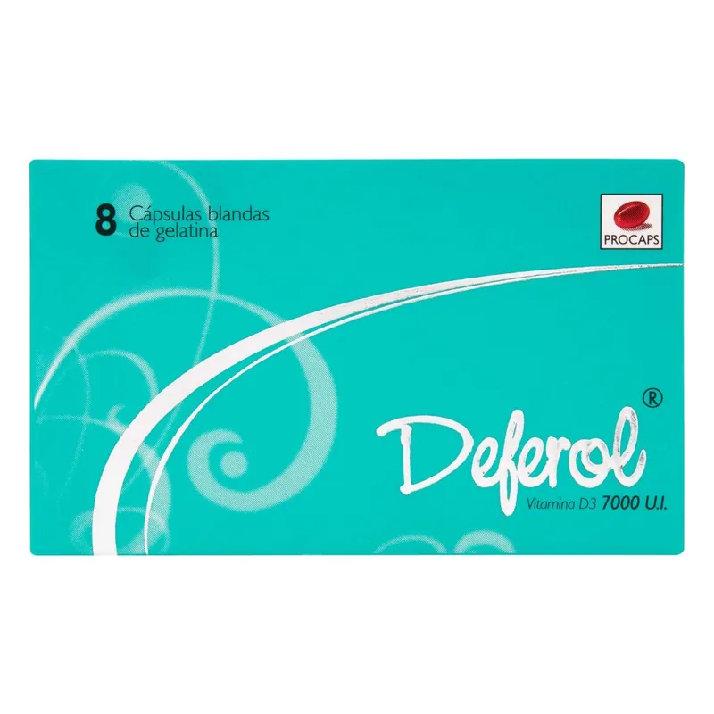 Deferol 7000 UI 8 cápsulas
