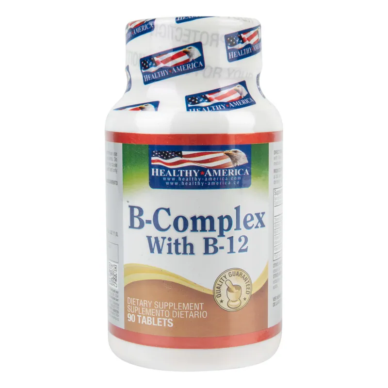 B-Complex With B-12 90 cápsulas