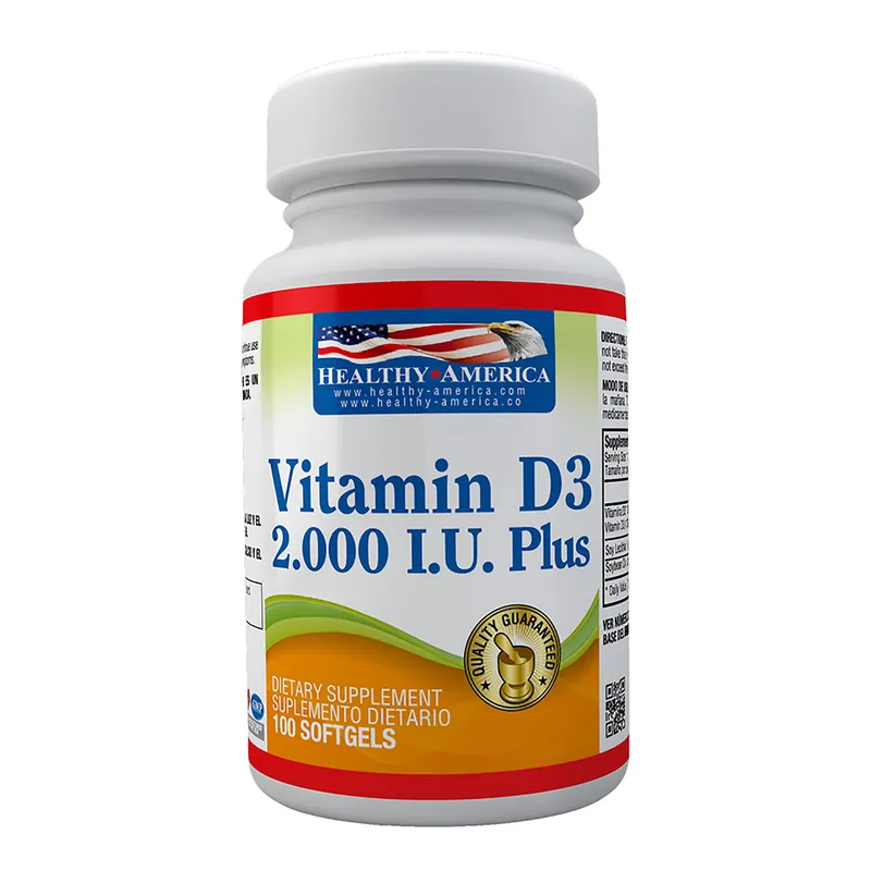 Vitamin D3 2000 Iu 100 Softgels