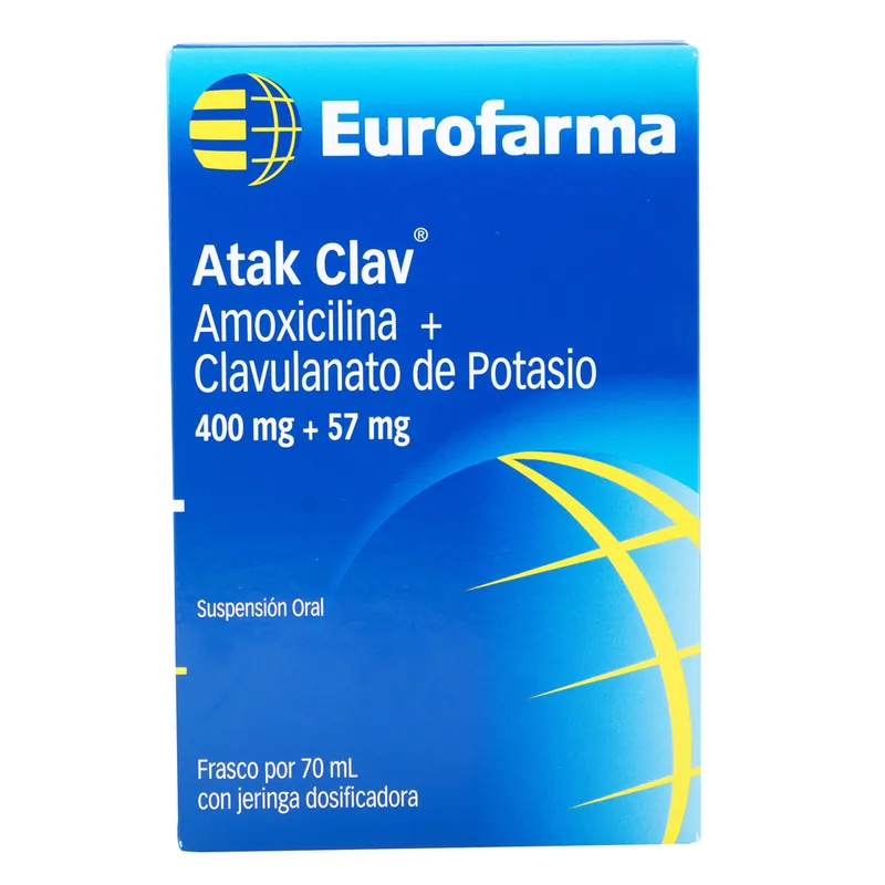 Atak Clav 400/57 mg frasco x 70 mL