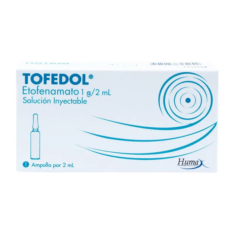 Tofedol Etofenamato 1 g 2 mL ampolla HP