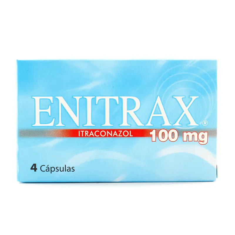 Enitrax 100 mg 4 cápsulas