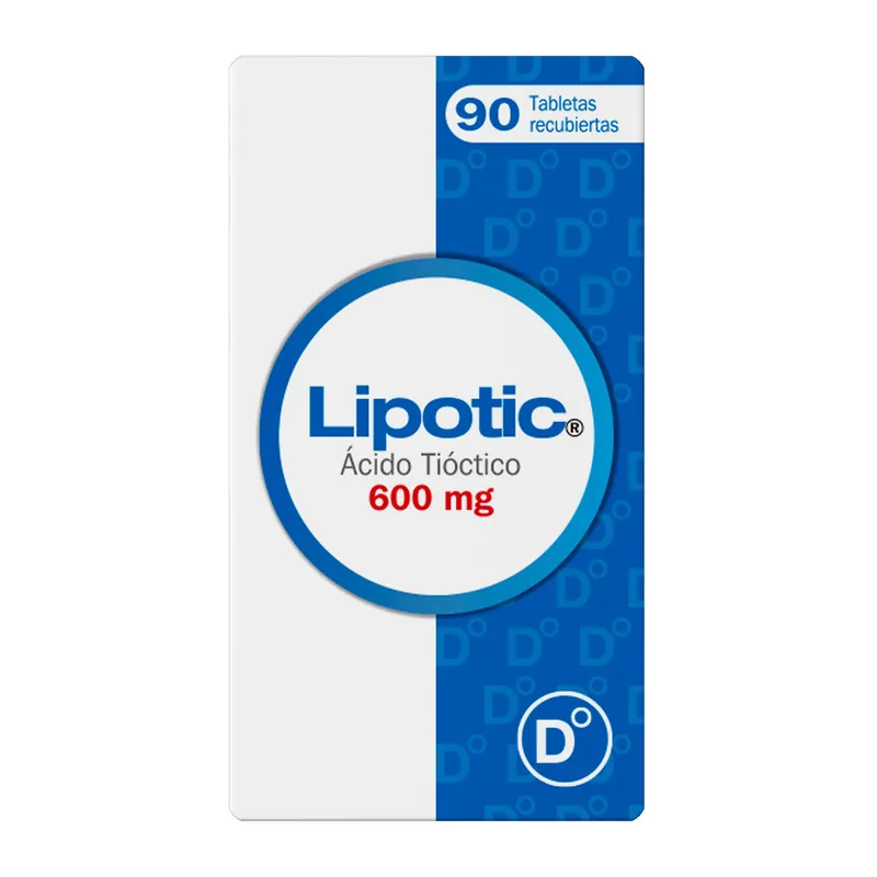 Lipotic 600 mg 90 tabletas