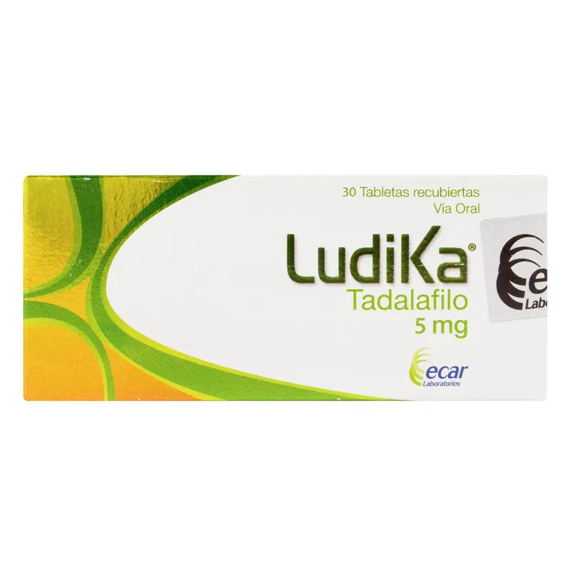 Ludika Tadalafilo 5 mg 30 tabletas Ecar