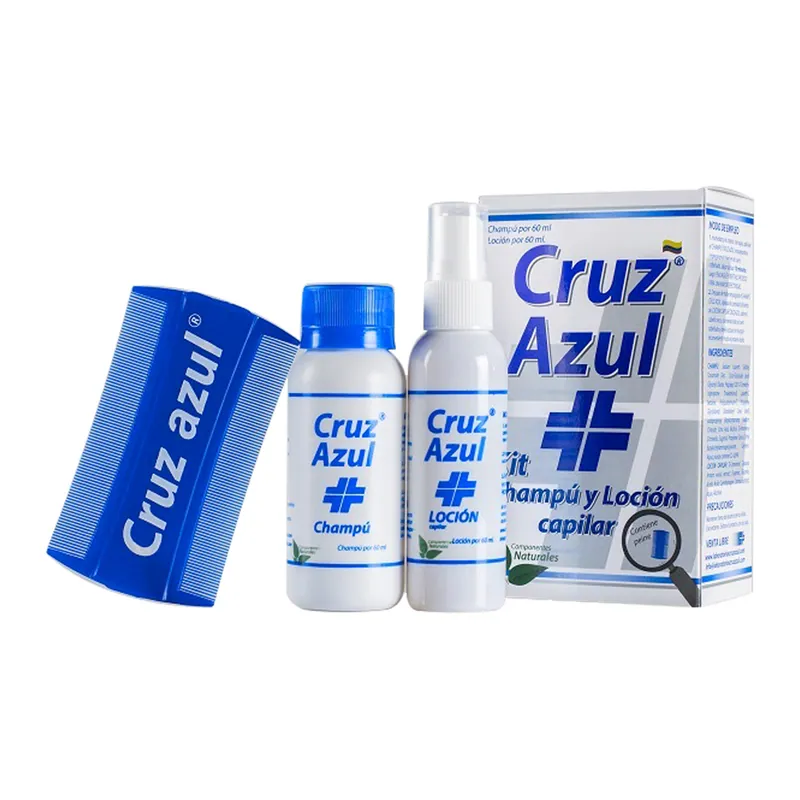 Kit Cruz Azul Cha 60 ml+loción 60 Ml+peine