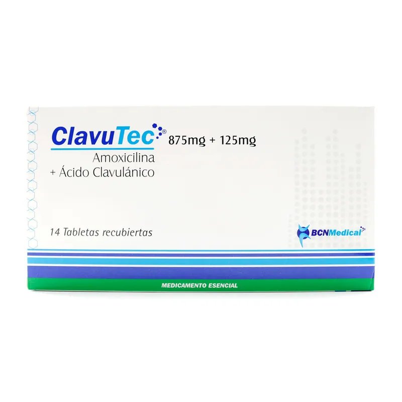 Clavutec 875 mg 14 tabletas